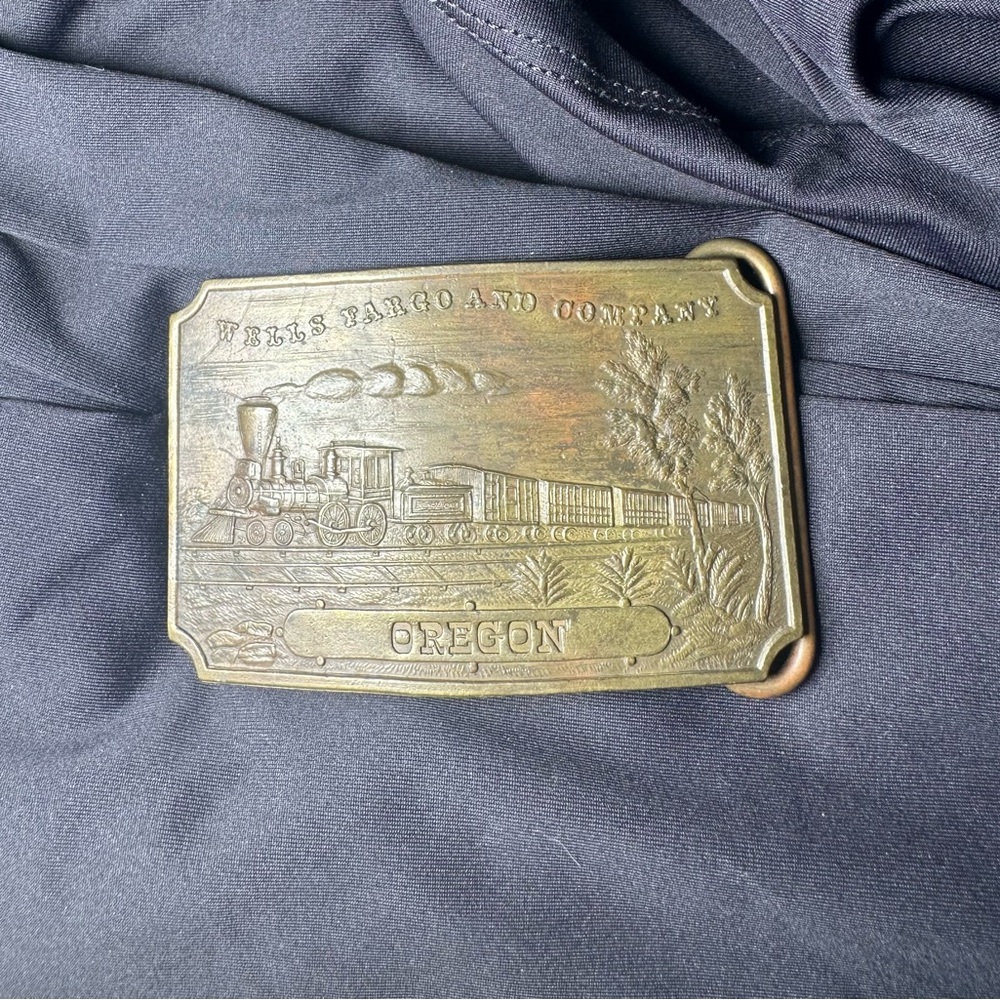 Vintage Brass Belt Buckle